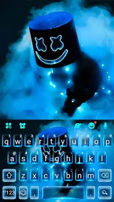 Blue Smoke Cool DJ Theme android App screenshot 0