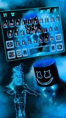 Blue Smoke Cool DJ Theme android App screenshot 3